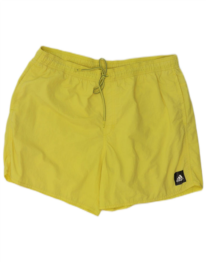 ADIDAS Mens Swimming Shorts XL  Yellow Polyester