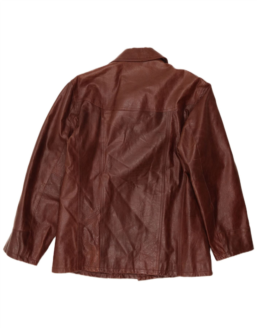 Spectra Mens Leather Jacket UK 42 XL Brown