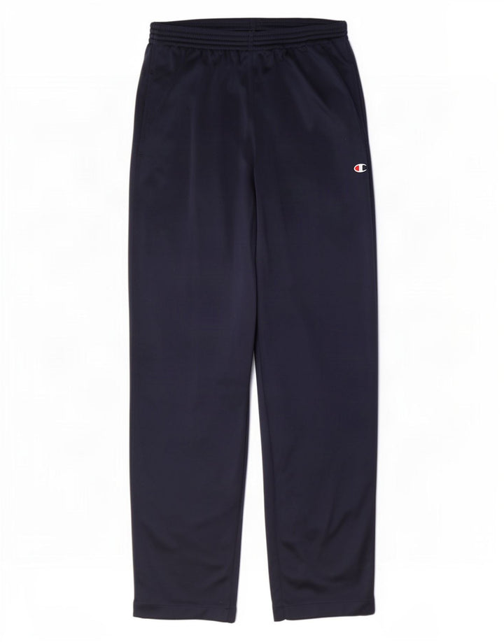 Champion Mens Tracksuit Trousers Large Navy Blue Polyester