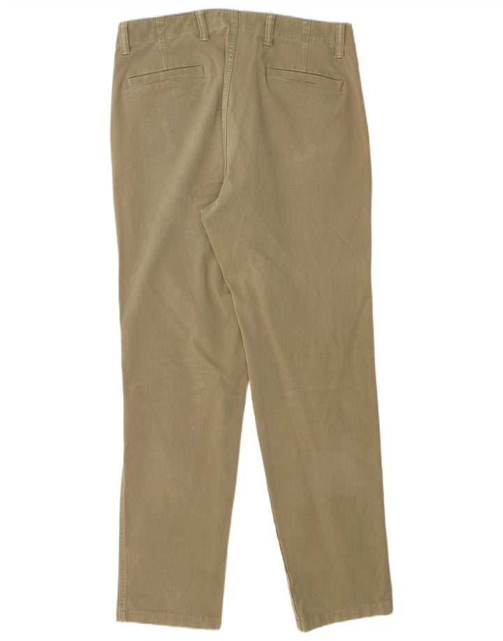 DOCKERS Mens Slim Tapered Chino Trousers W34 L32 Khaki Cotton