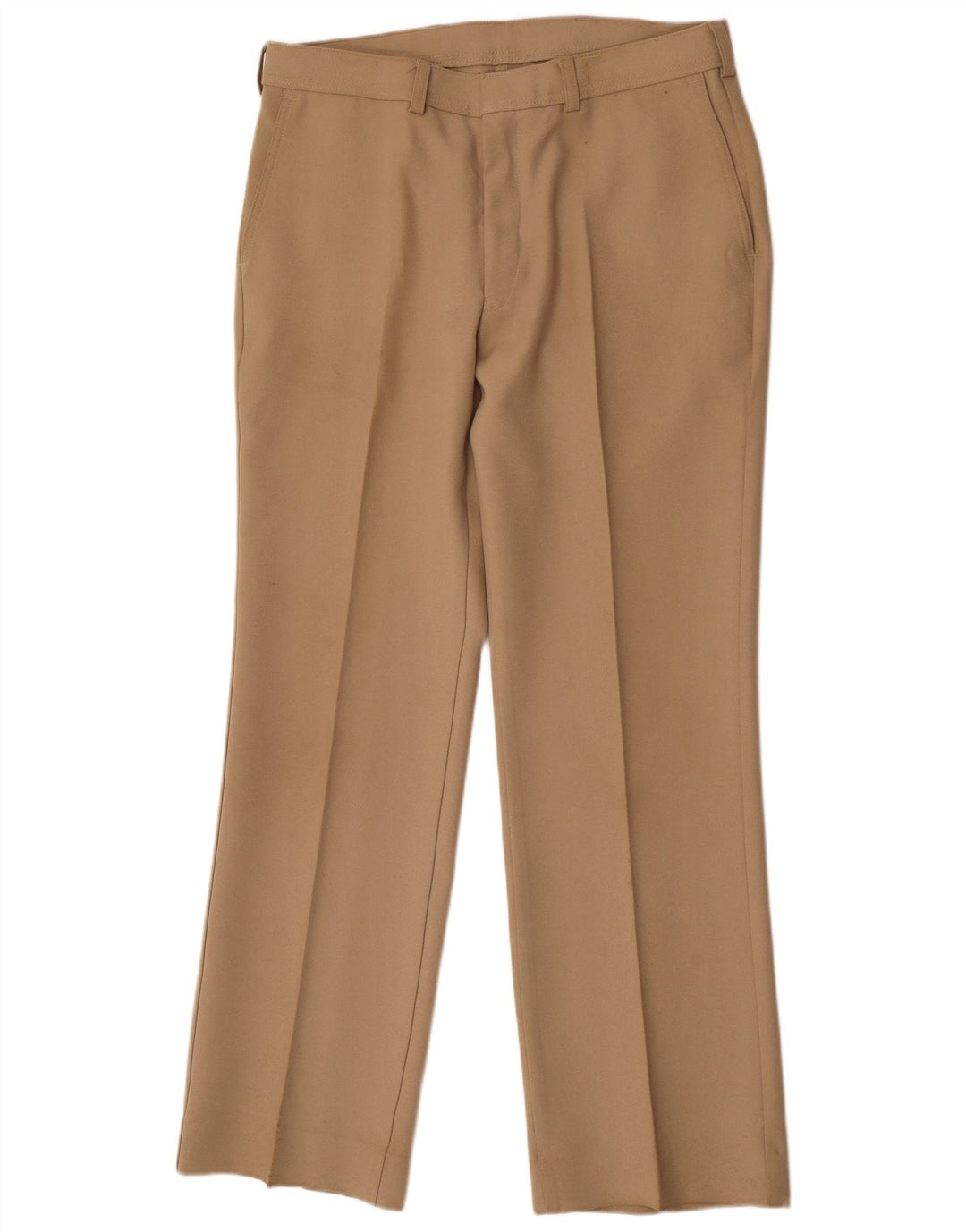 Levi's Mens Straight Suit Trousers W36 L32 Beige Polyester