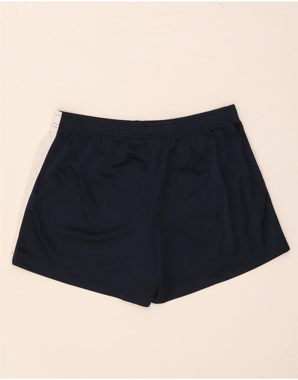 Nike Womens Sport Shorts US 12/14 Large Navy Blue Colourblock Polyester