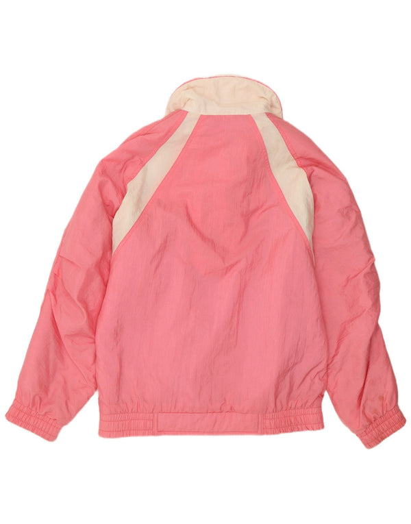 San Felice Girls Bomber Jacket 15-16 Years Pink Colourblock Polyamide
