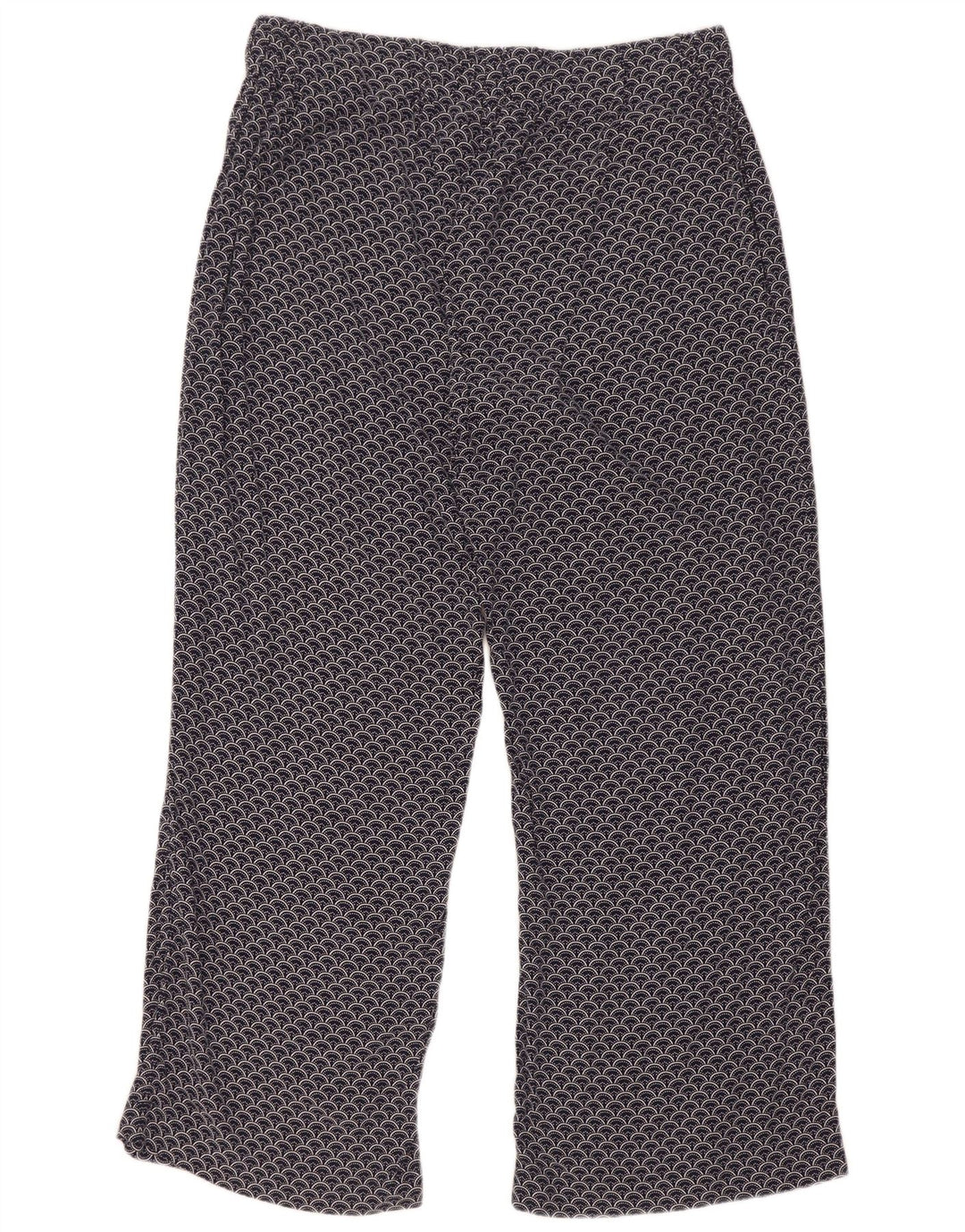 Marks & Spencer Womens Abstract Pattern Casual Trousers UK 16 Large W34 L30