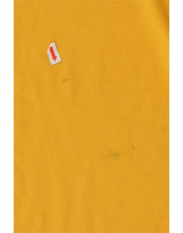 Champion Mens Graphic T-Shirt Top Large Yellow