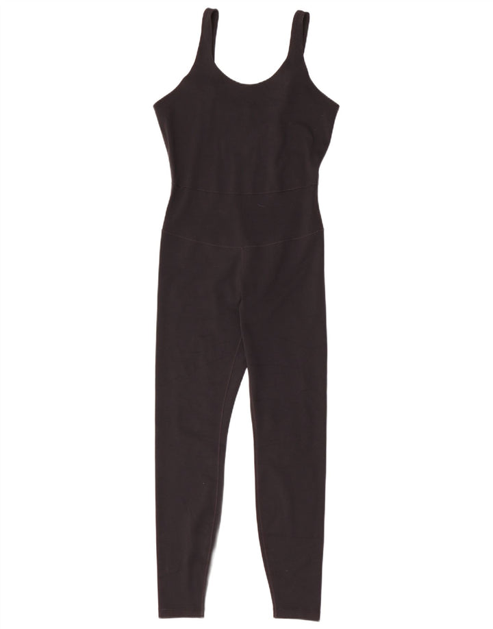 Nike Womens Dri Fit Sleeveless Jumpsuit UK 8 Small  Black Polyester