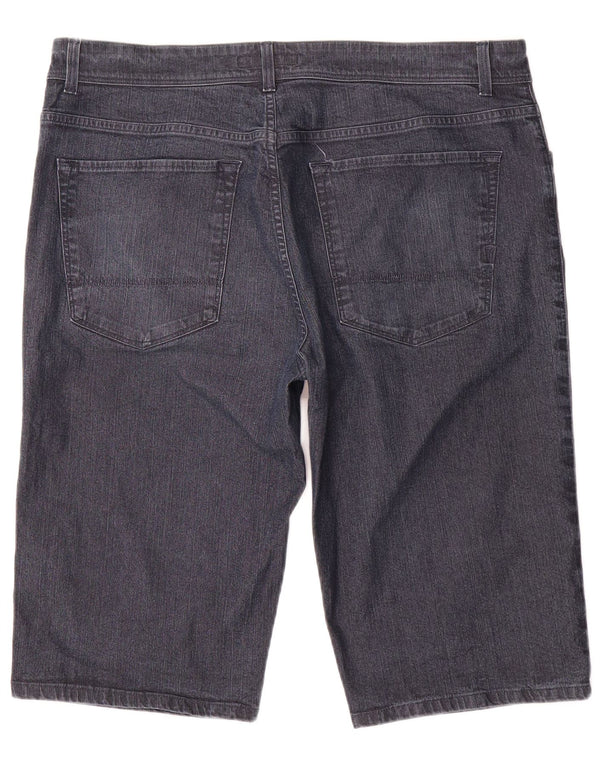 Trussardi Mens Denim Shorts W36 Large Navy Blue Cotton