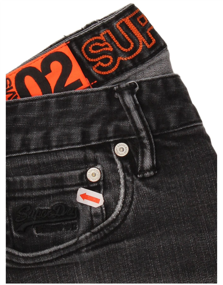 Superdry Mens Skinny Jeans W34 L29 Grey Cotton