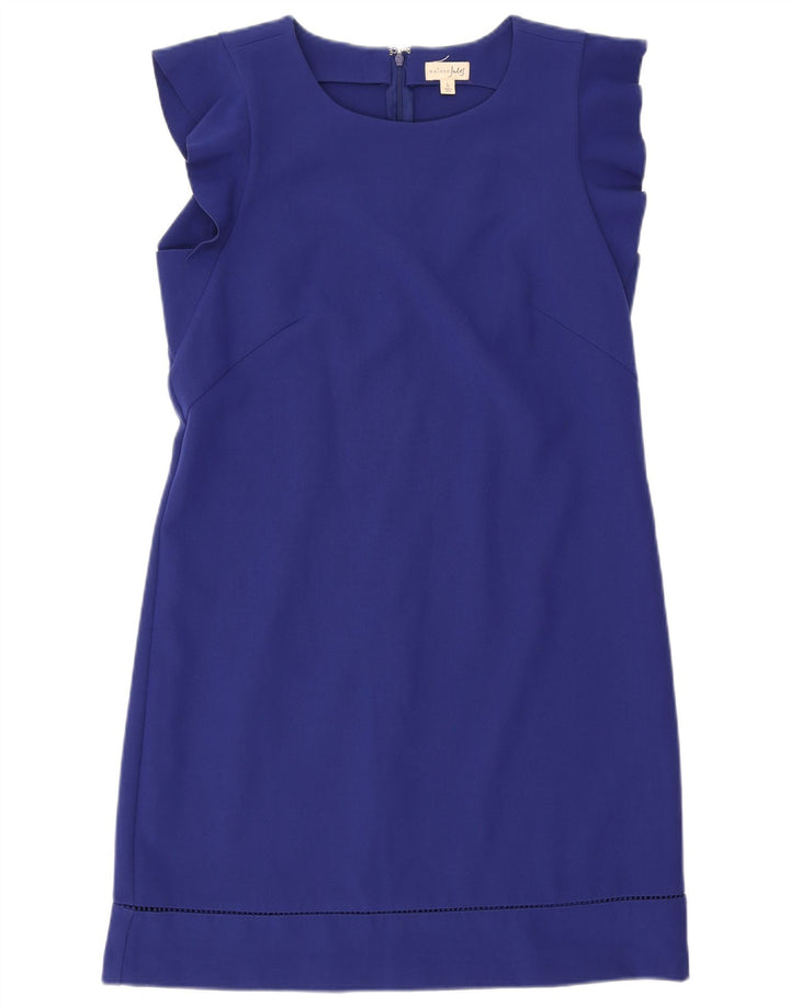 Jules Womens Sleeveless Sheath Dress UK 14 Large Blue Polyester