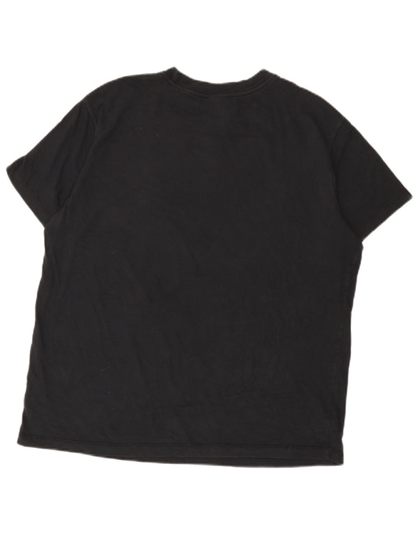 Nike Mens Oversized Graphic T-Shirt Top Medium Black Cotton