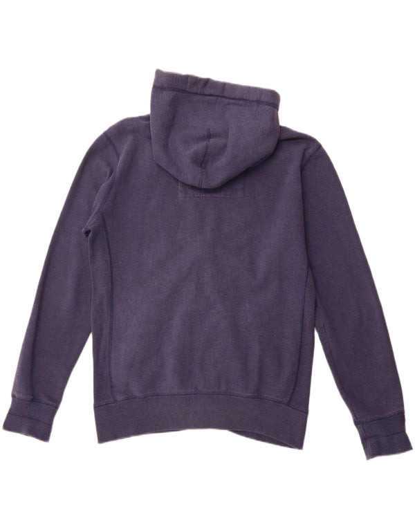 Superdry Mens Graphic Zip Hoodie Sweater XL Navy Blue Cotton