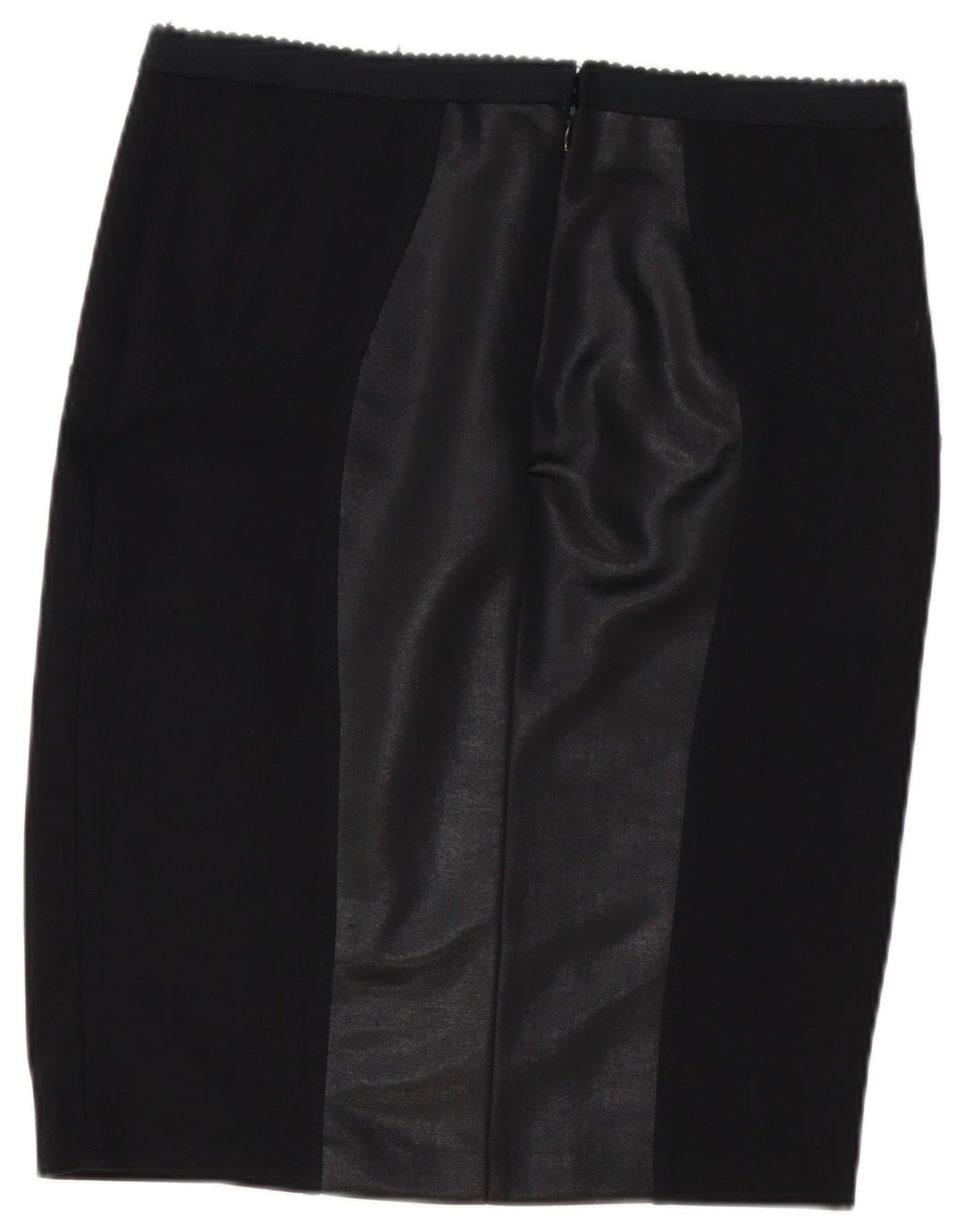 GUESS Womens Pencil Skirt UK 16 Large W36  Black Colourblock Viscose