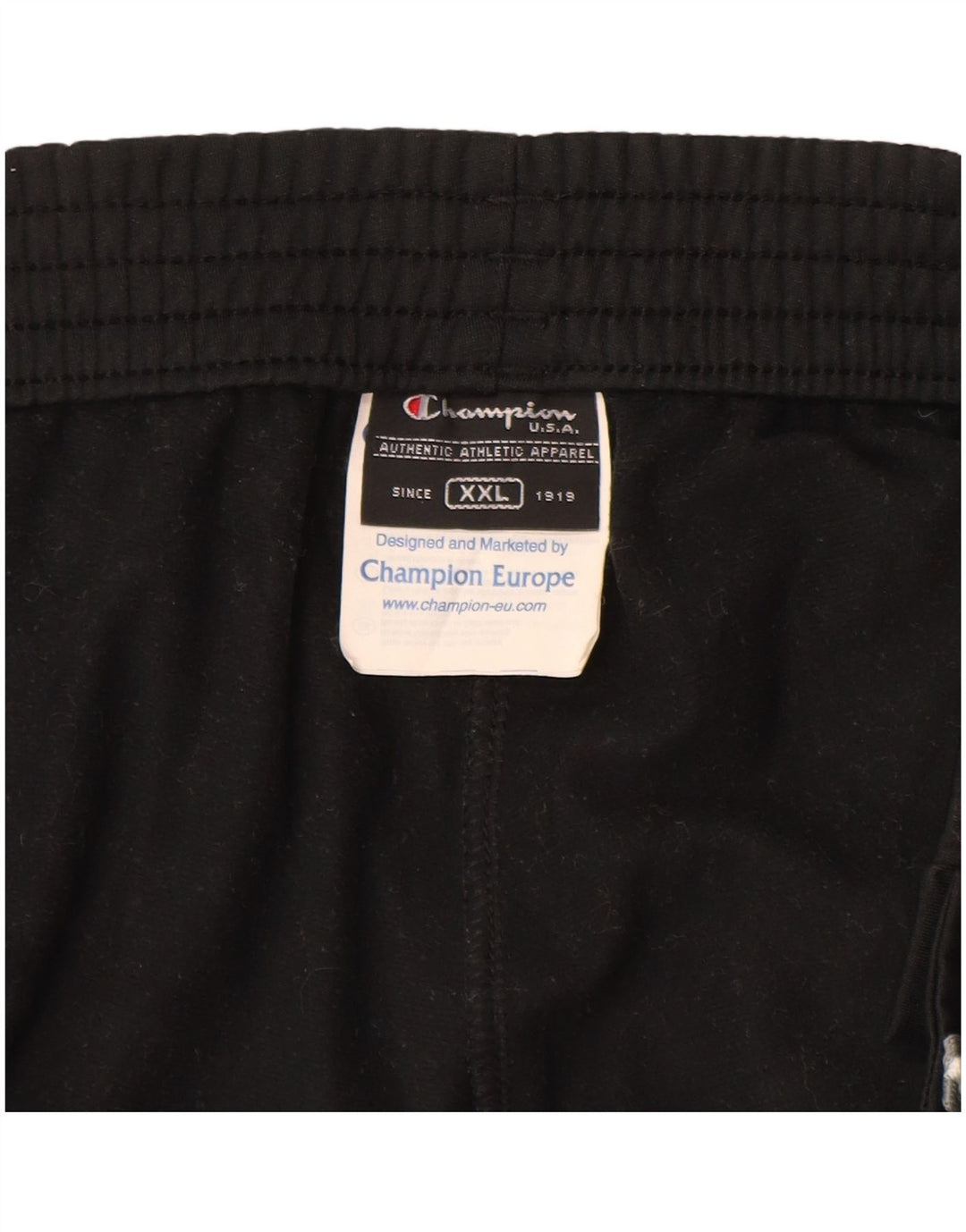 CHAMPION Mens Tracksuit Trousers 2XL  Black Polyester