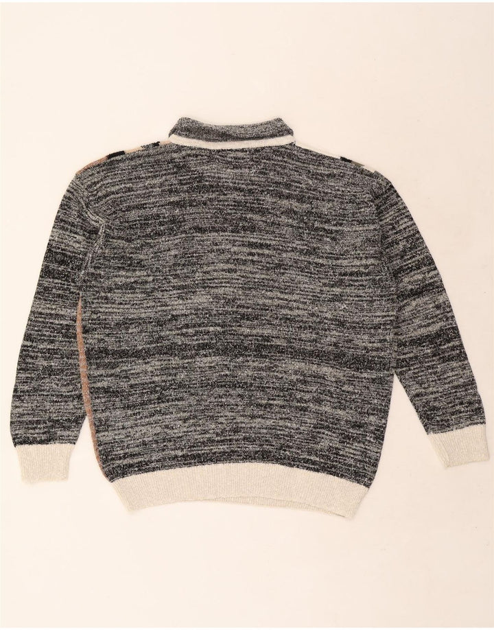 Jack Stone Mens Polo Neck Jumper Sweater IT 50 Medium Multicoloured