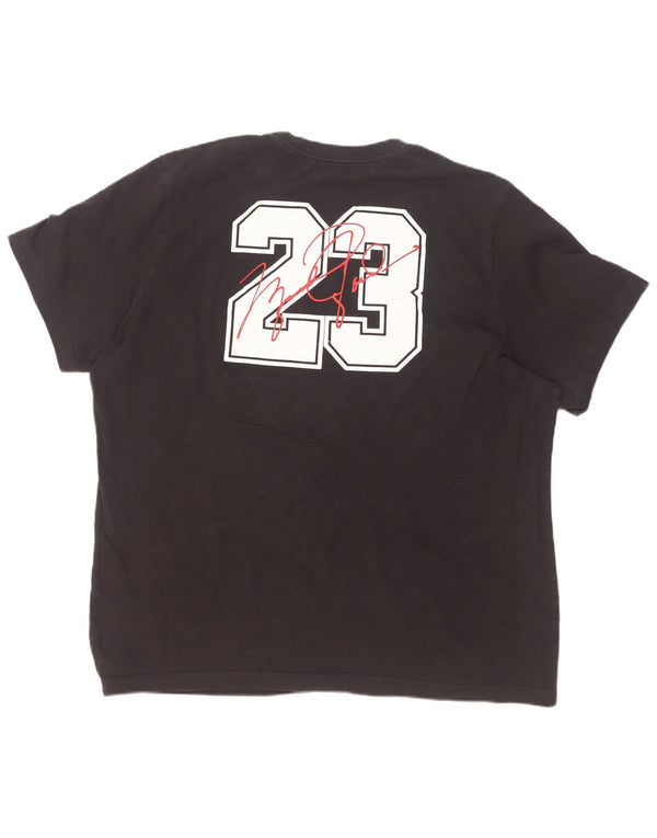 Jordan Mens Graphic T-Shirt Top XL Black Cotton