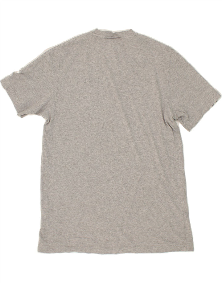 ADIDAS Mens Graphic T-Shirt Top Medium Grey Vintage Adidas and Second-Hand Adidas from Messina Hembry 
