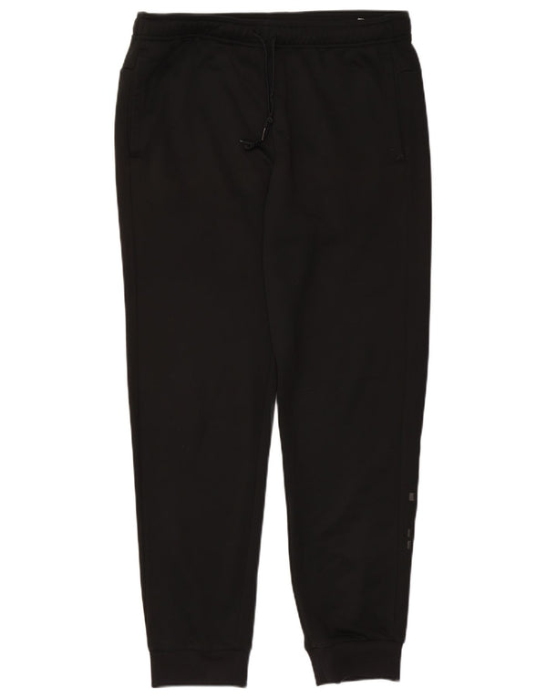 Adidas Mens Graphic Tracksuit Trousers Joggers Large Black Polyester
