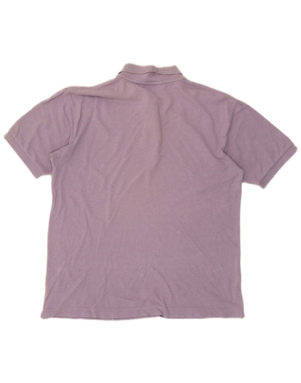 Kappa Mens Polo Shirt XL Purple Cotton