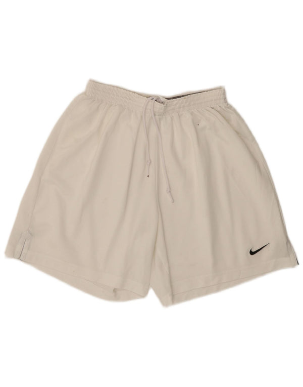 Nike Mens Sport Shorts UK 42/44 Large  White Polyester