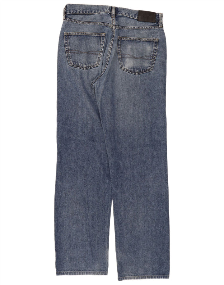 Hugo Boss Mens Straight Jeans W32 L32 Blue