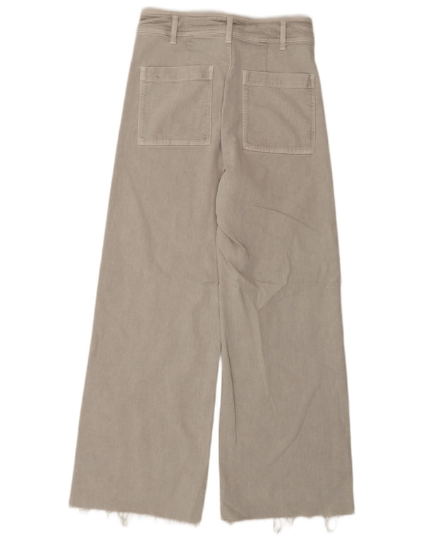 Zara Womens The Marine High Waist Wide Leg Jeans EU 40 Medium W30 L30 Grey