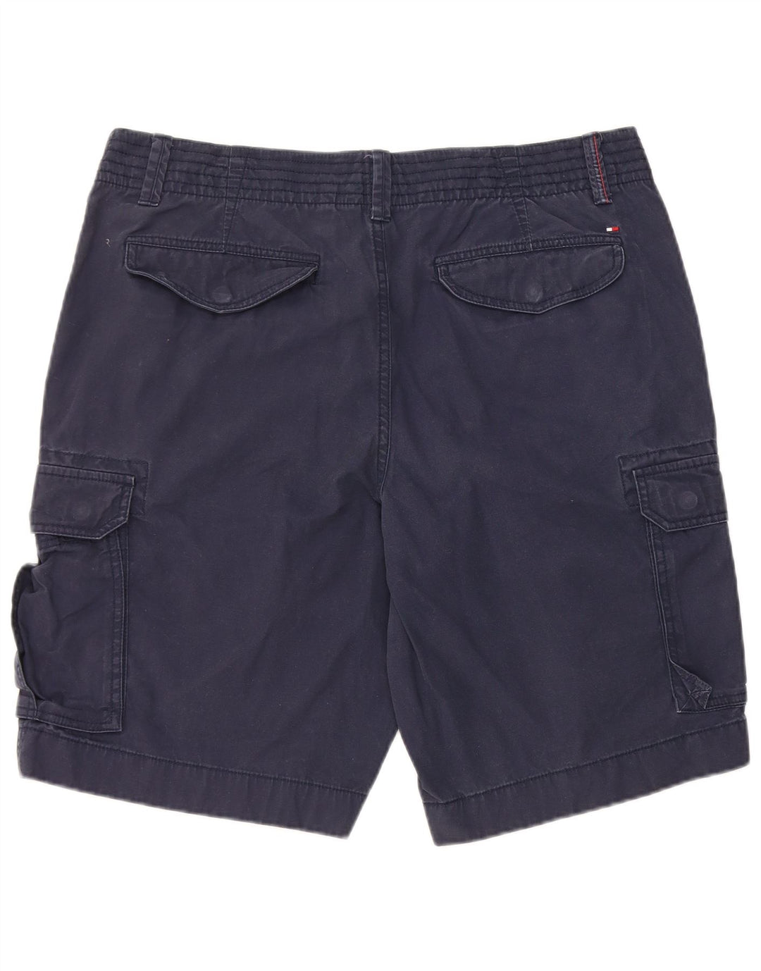 TOMMY HILFIGER Mens Cargo Shorts W36 Large Navy Blue Cotton