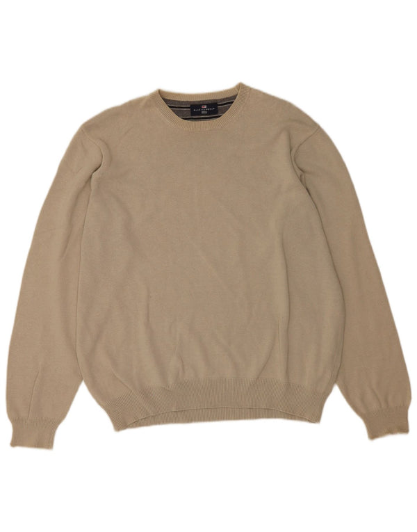 Marks & Spencer Mens Crew Neck Jumper Sweater UK 41/43 Large Grey