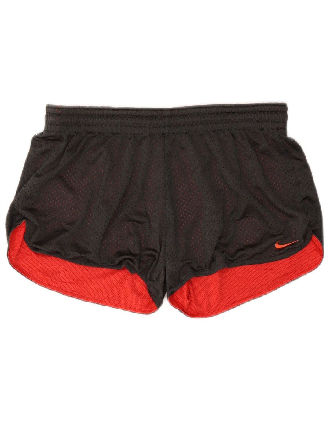 NIKE Womens Sport Shorts UK 14 Medium Black Polyester