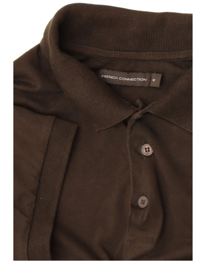 French Connection Mens Polo Shirt Medium Khaki