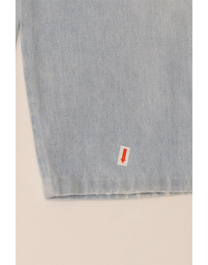 VINTAGE Womens High Waist Tapered Jeans W26 L26 Blue