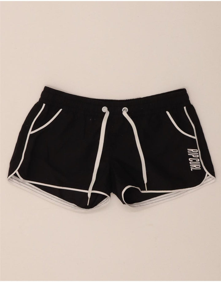 Rip Curl Womens Sport Shorts UK 8 Small Black