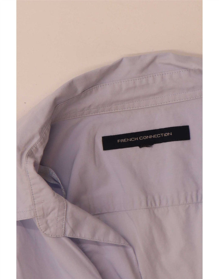 French Connection Womens Pullover Shirt UK 14 Large Blue