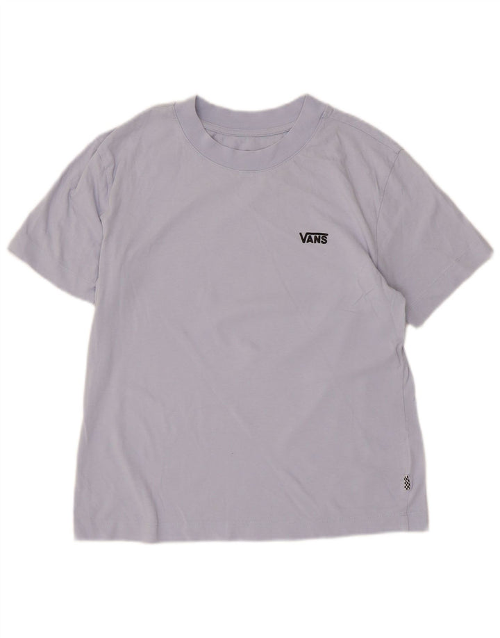 Vans Womens T-Shirt Top UK 10 Small Blue