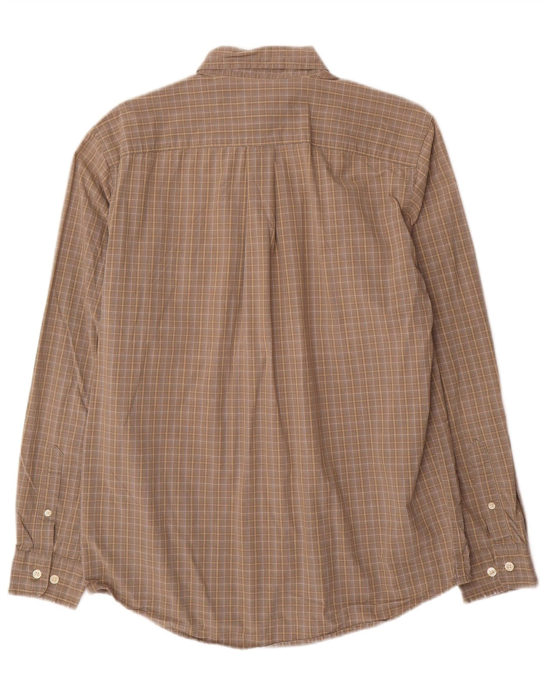 EDDIE BAUER Mens Shirt Small Grey Check Cotton