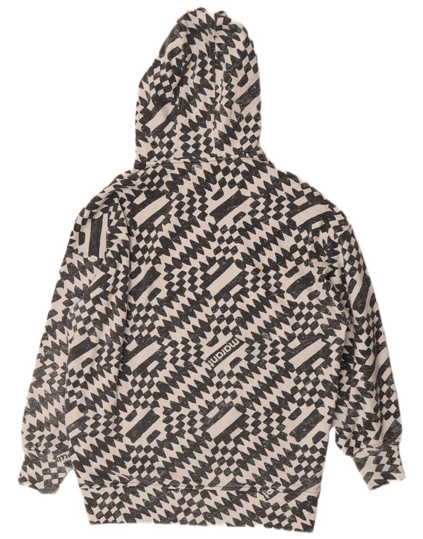 Etoile Isabel Marant Mens Graphic Hoodie Jumper UK 36 Small Grey Geometric