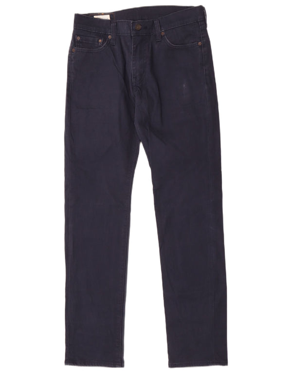 Levi's Mens 511 Slim Casual Trousers W30 L32 Navy Blue Cotton
