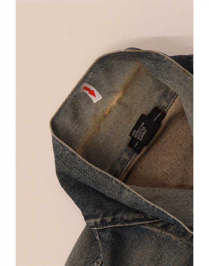 Diesel Mens Denim Jacket UK 38 Medium Blue Cotton