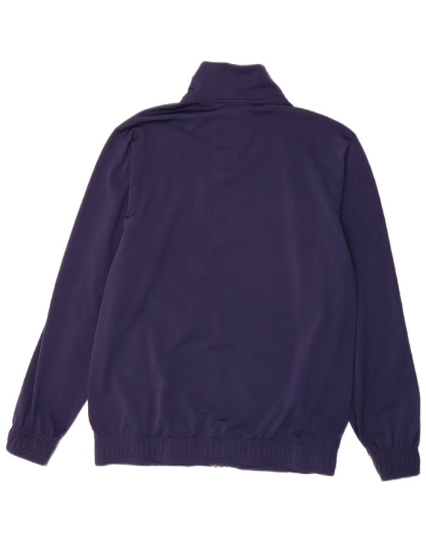 Puma Mens Tracksuit Top Jacket Medium Navy Blue Colourblock Polyester