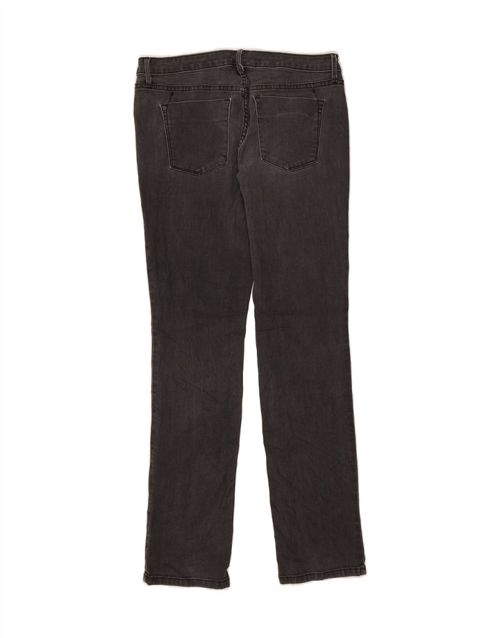 MOSSIMO Womens Mid Rise Straight Jeans US 6 Medium W30 L31 Grey Cotton Vintage Mossimo and Second-Hand Mossimo from Messina Hembry 