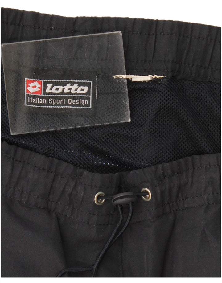LOTTO Mens Graphic Tracksuit Trousers Large Navy Blue