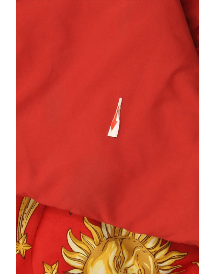 Vintage Womens Padded Coat EU 44 XL Red