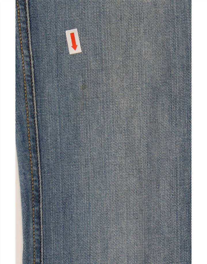 DIESEL Womens Reckfly Straight Jeans W27 L34 Blue Cotton