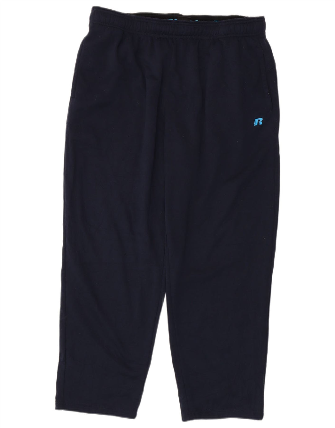 RUSSELL ATHLETIC Mens Tracksuit Trousers Large Navy Blue Polyester