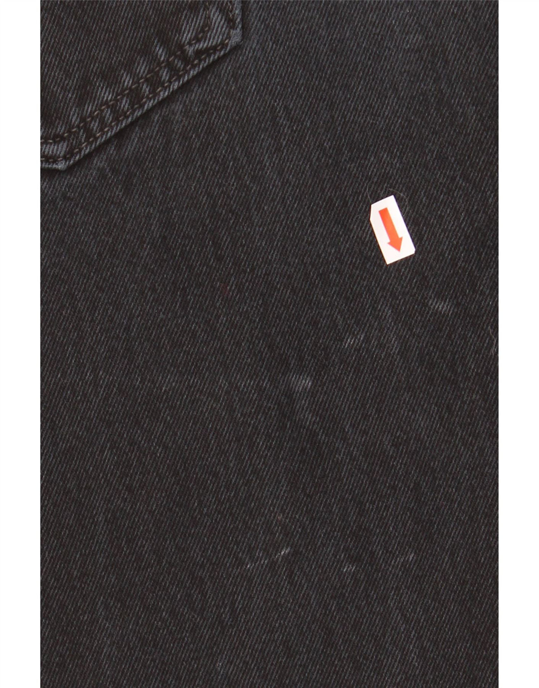LEVI'S Mens 501 Straight Jeans W34 L34 Black Cotton