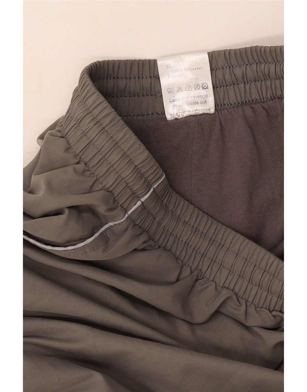 Asics Mens Tracksuit Trousers Large Khaki Polyester