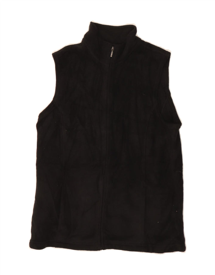 L.L.BEAN Womens Fleece Gilet UK 12 Medium Black Polyester Vintage L.L.Bean and Second-Hand L.L.Bean from Messina Hembry 