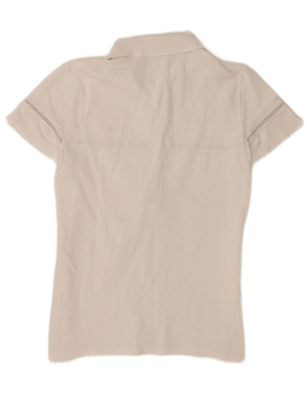 Lacoste Womens Regular Polo Shirt Size 40 Medium White