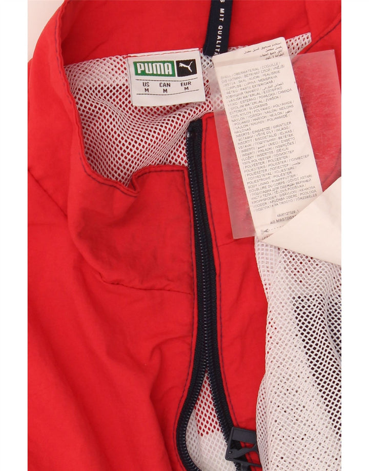 PUMA Mens Graphic Tracksuit Top Jacket Medium Multicoloured Colourblock