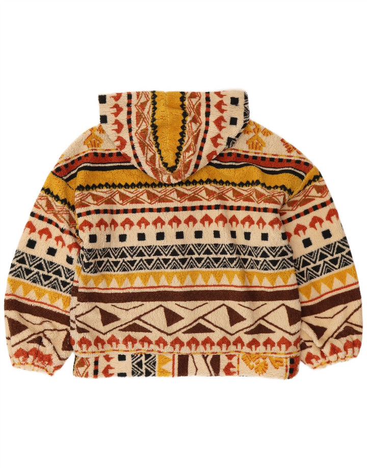 KOTON Womens Oversized Hooded Fleece Jumper EU 38 Medium Multicoloured