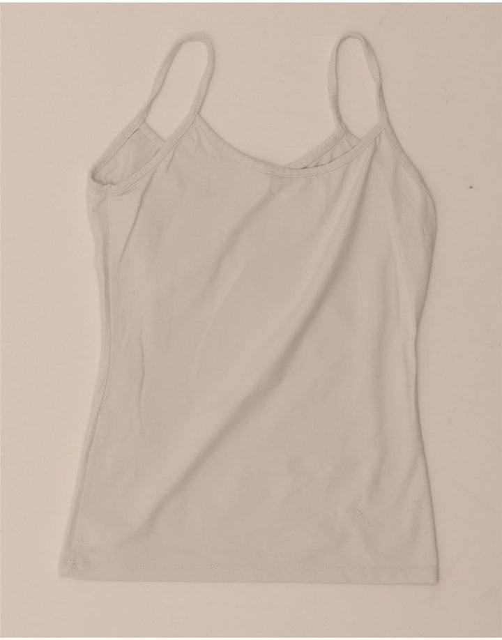 Zara Womens Crop Cami Top UK 8 Small White